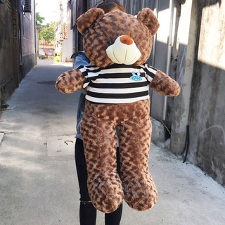 Gấu bông Teddy Cao Cấp khổ vải 1m Cao 80cm Màu Xám Khói