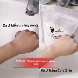 Ủ TRẮNG CAFE (dùng cho cả mặt và body )