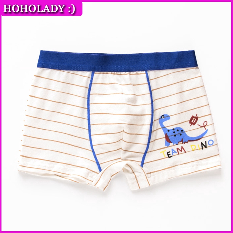 Bộ 3 Quần Lót Boxer Cotton In Họa Tiết Cho Bé Trai