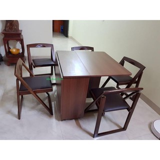 Bàn Ăn 6 Ghế Siêu Gọn Đủ Mẫu Mã- Hàng nhập khẩu ghế sồi chắc chắn