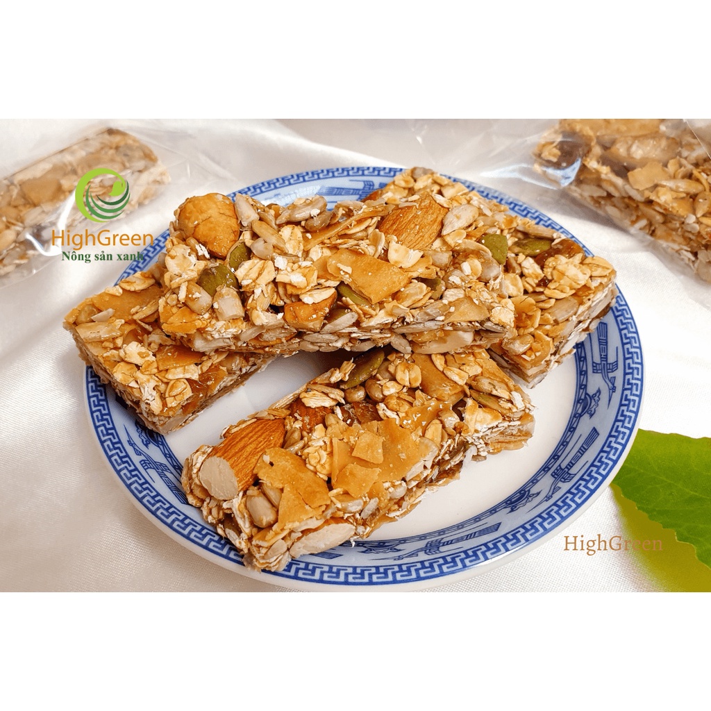 Granola bar thanh hạt dinh dưỡng giữ gìn vóc dáng, cân nặng, healthy, eat clean - Thanh hạt dinh dưỡng, Granola siêu hạt