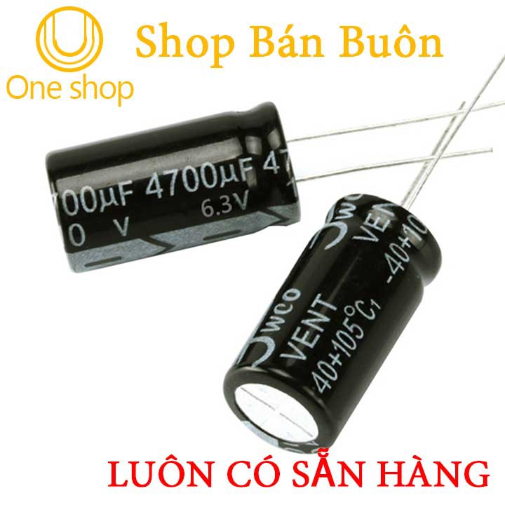 Tụ Hóa 6.3V Chất lượng