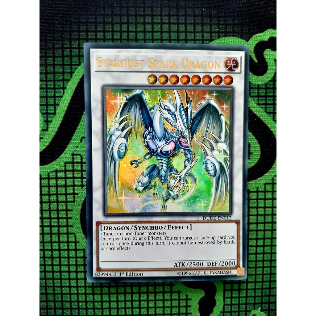 THẺ BÀI YUGIOH Stardust Spark Dragon - DUDE-EN012 - Ultra Rare 1st Edition