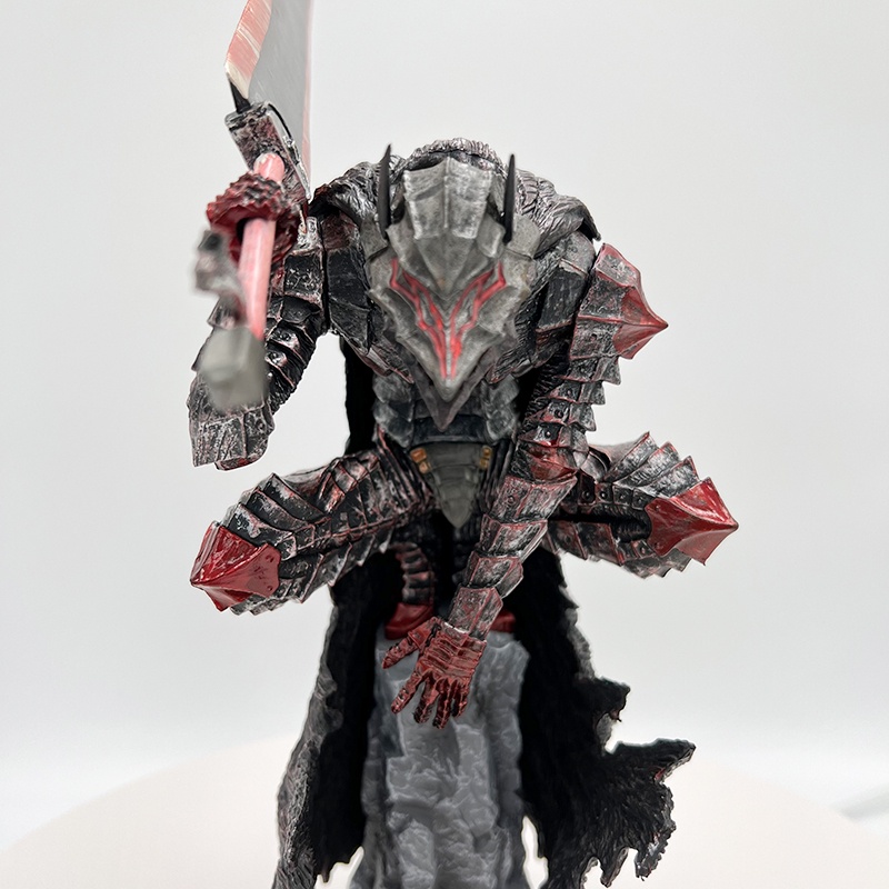 Mô Hình Nhân Vật Berserk Guts L Berserker Armor 25CM Bằng PVC Không Hộp