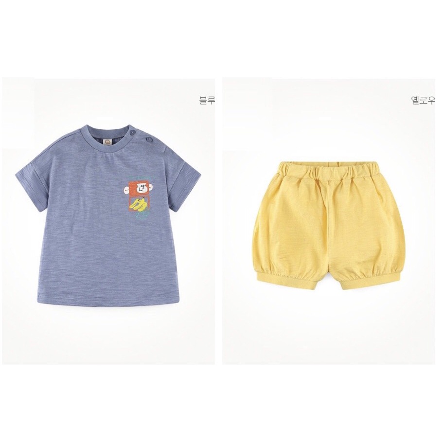Bộ cotton xước bé trai bé gái ô vuông ngực MM. HA2238