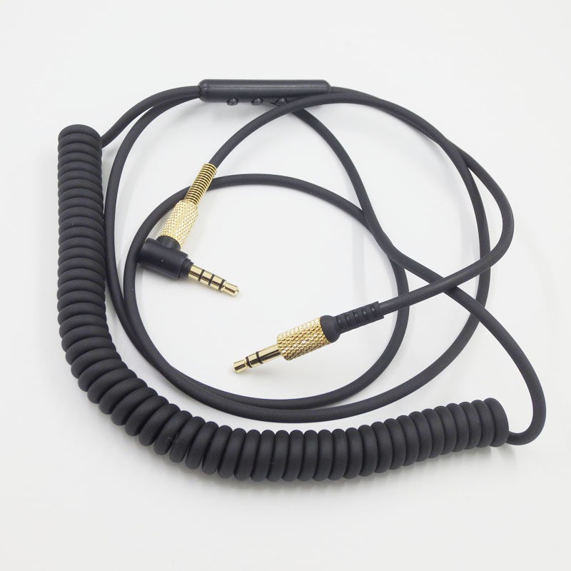 Spring Audio Cable for Marshall Major II 2 Monitor Headphone