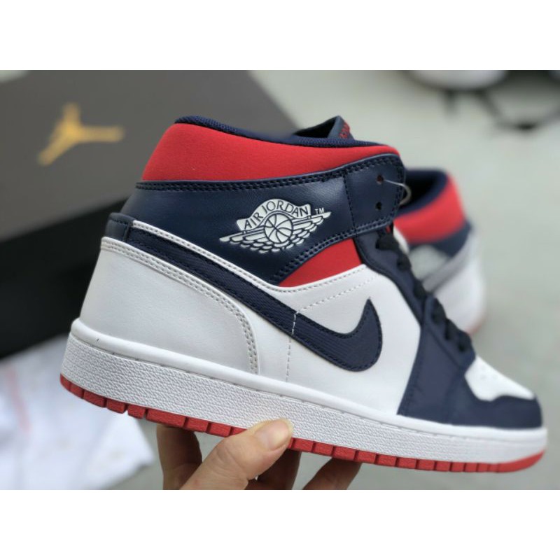 Giày bóng rổ Air Jordan 1 Mid SE USA | BigBuy360 - bigbuy360.vn