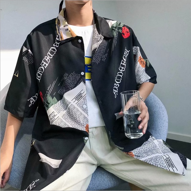 ÁO SƠ MI LỤA NAM NGẮN TAY | BigBuy360 - bigbuy360.vn