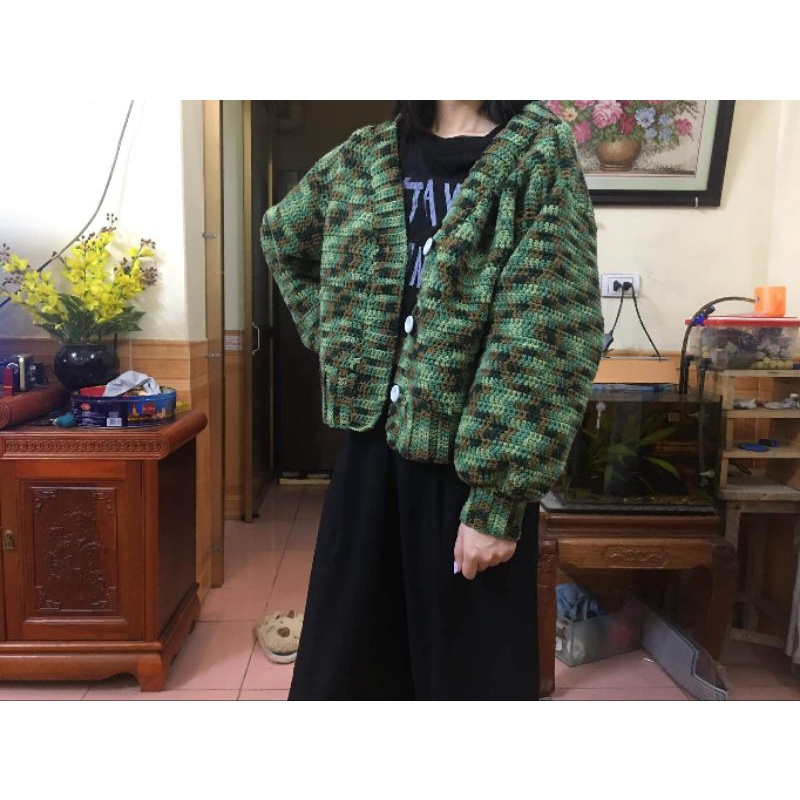 Len Yoah wool Màu Loang