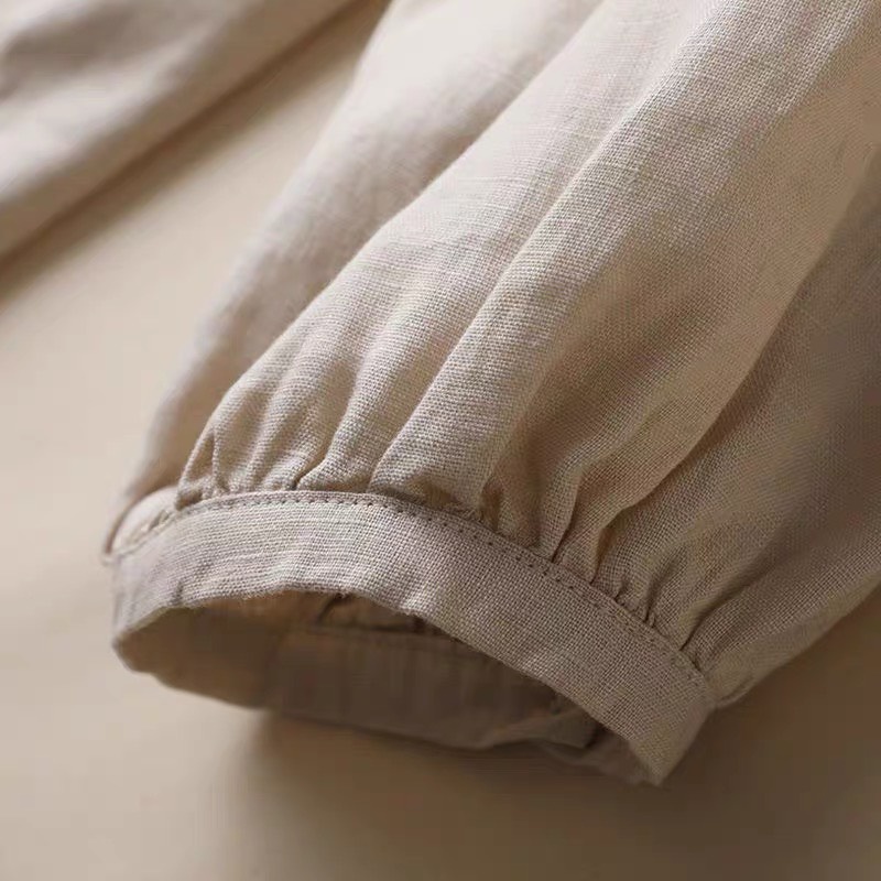 BIGSIZE- 50K -90Klg ÁO SƠ MI BÚP BÊ CHẤT VẢI LINEN THUN MỀM MỊN THOÁNG MÁT