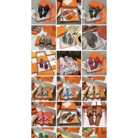 Dép lê hm da sần fullbox full màu