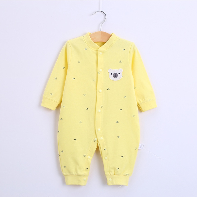 Bộ body dài tay liền thân bodysuit cho bé trai bé gái sơ sinh hàng xuất Nhật cao cấp, 100% cotton tinh khiết _ BD08