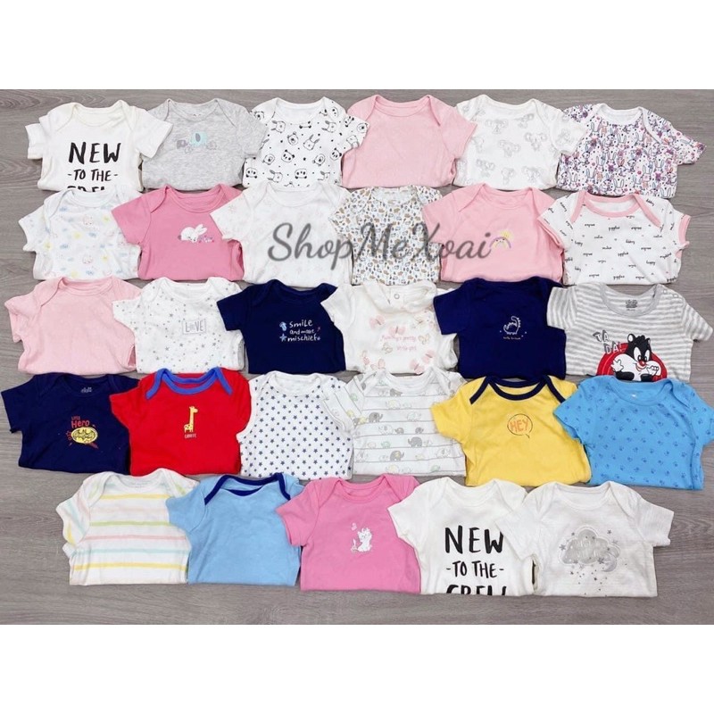 [Mã WASKT410K giảm 10K đơn 50K] [Mã FASHIONT4FA2 giảm 10K đơn 50K] Set 5 body cho bé gái và trai(xuất dư)