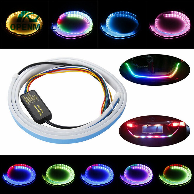 Dải đèn LED RGB 1.2m 12V 36 bóng chống nước cho xe hơi + Bộ phụ kiện đi kèm