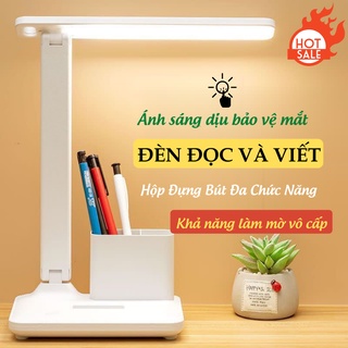 Đèn học để bàn, đèn học chống cận thị nhỏ gọn tích điện siêu sáng atila shop