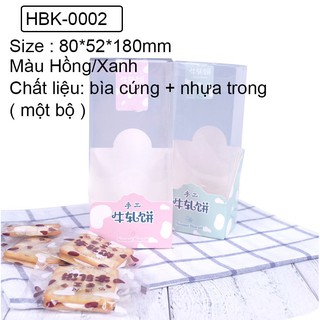 Set Hộp Bánh Kẹo Nhựa cứng Bò Sữa HBK-0002