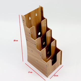 Kệ Quảng Cáo Gỗ A7 Kingstar KS23 Đựng Hồ Sơ Giấy Tờ Để Bàn