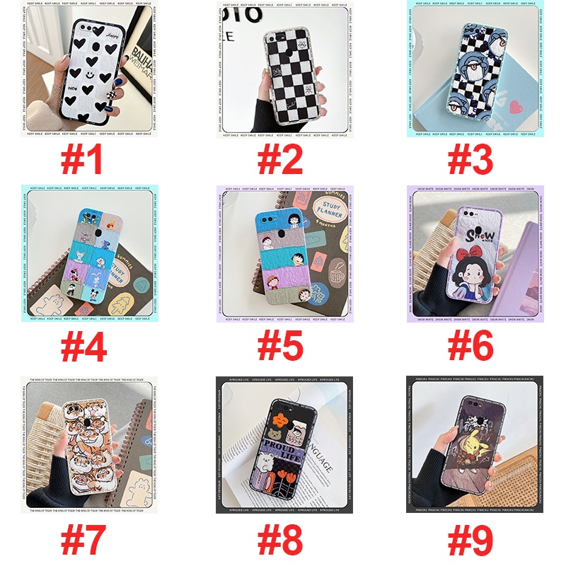 Oil Painting Shockproof Phone Case For Oppo F9 A3s A15 A53 A15s Realme C1 A12e A5s A7 A12 Realme 2 Pro Camera Lens Protection Soft Cases &amp; Covers