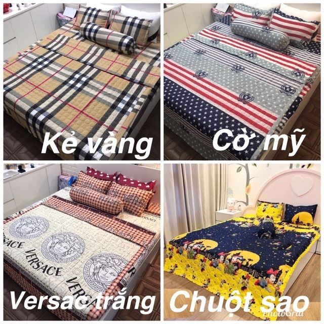 bộ chăn hè ga gối tặng kèm vỏ gối ôm(ib để chọn mẫu) | BigBuy360 - bigbuy360.vn