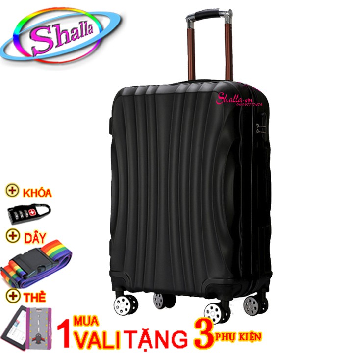 Vali 20 inch 24 inch tiện ích sộc bầu (vote) Tặng 3 phụ kiện Shalla