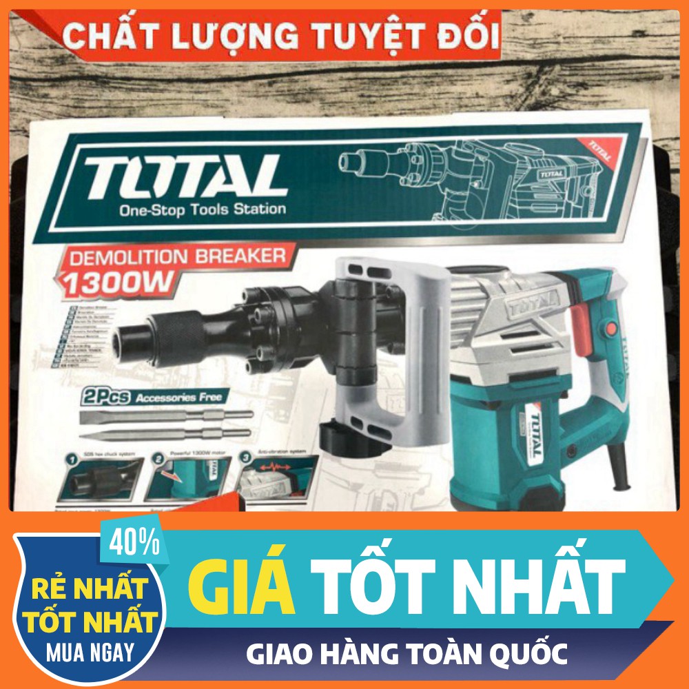 1300W Máy đục bê tông 17mm Total TH213006 [bảo hành chính hãng]