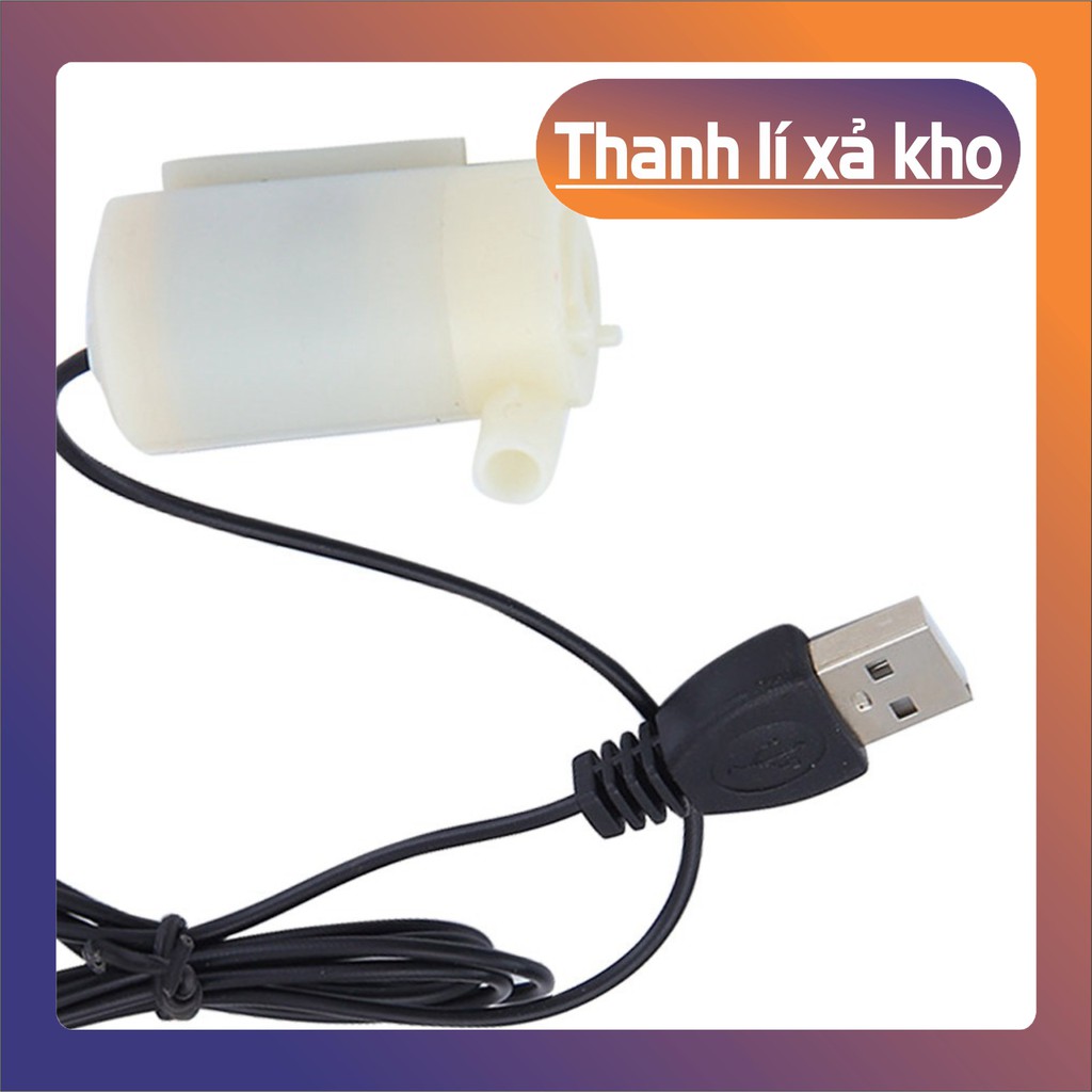 (THANH LÝ)  Máy Bơm Nước Mini Cho Bể Cá Dc 5v tốc độ 2-3l / Phút