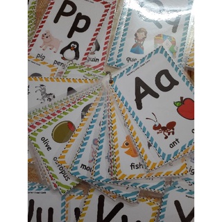 Thẻ học chữ cái abc ép plastic bền đẹp, học tiếng anh