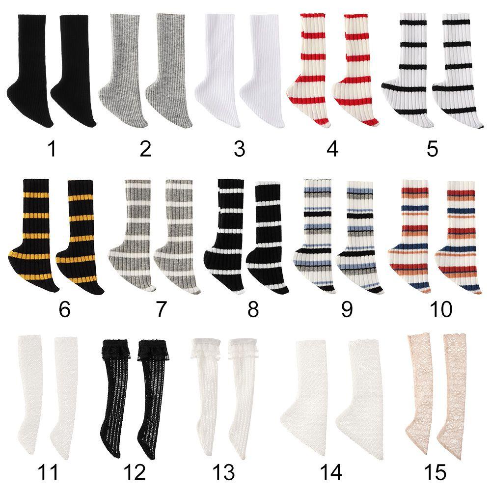 RAINBOW Tất Sọc Thời Trang Cho Búp Bê