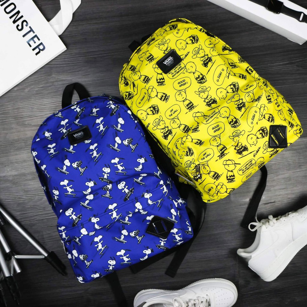 Balo Van.s x Peanuts Snoopy Old Skool - Blue [Chính Hãng]