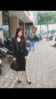 Áo da zara dư xịn