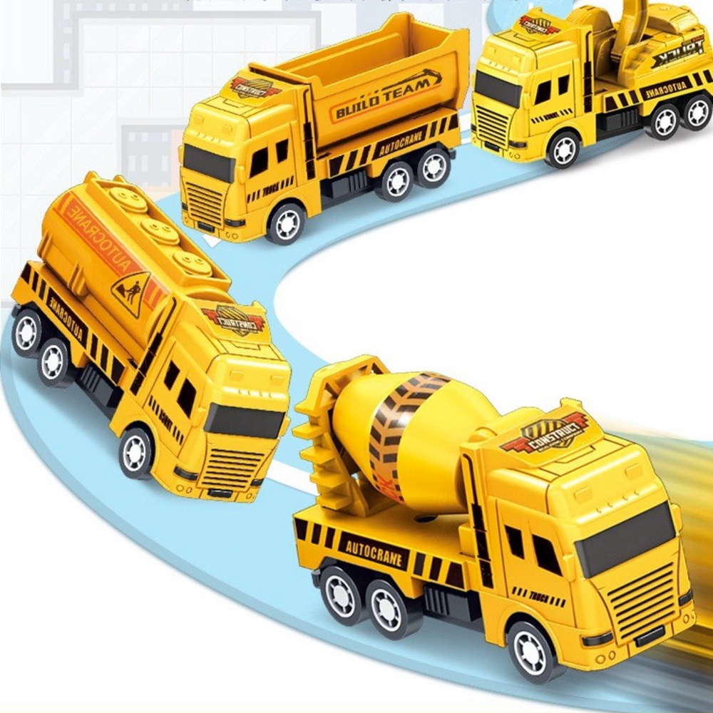 1 Mô Hình Xe Công Trường Đồ Chơi Cho Bé
