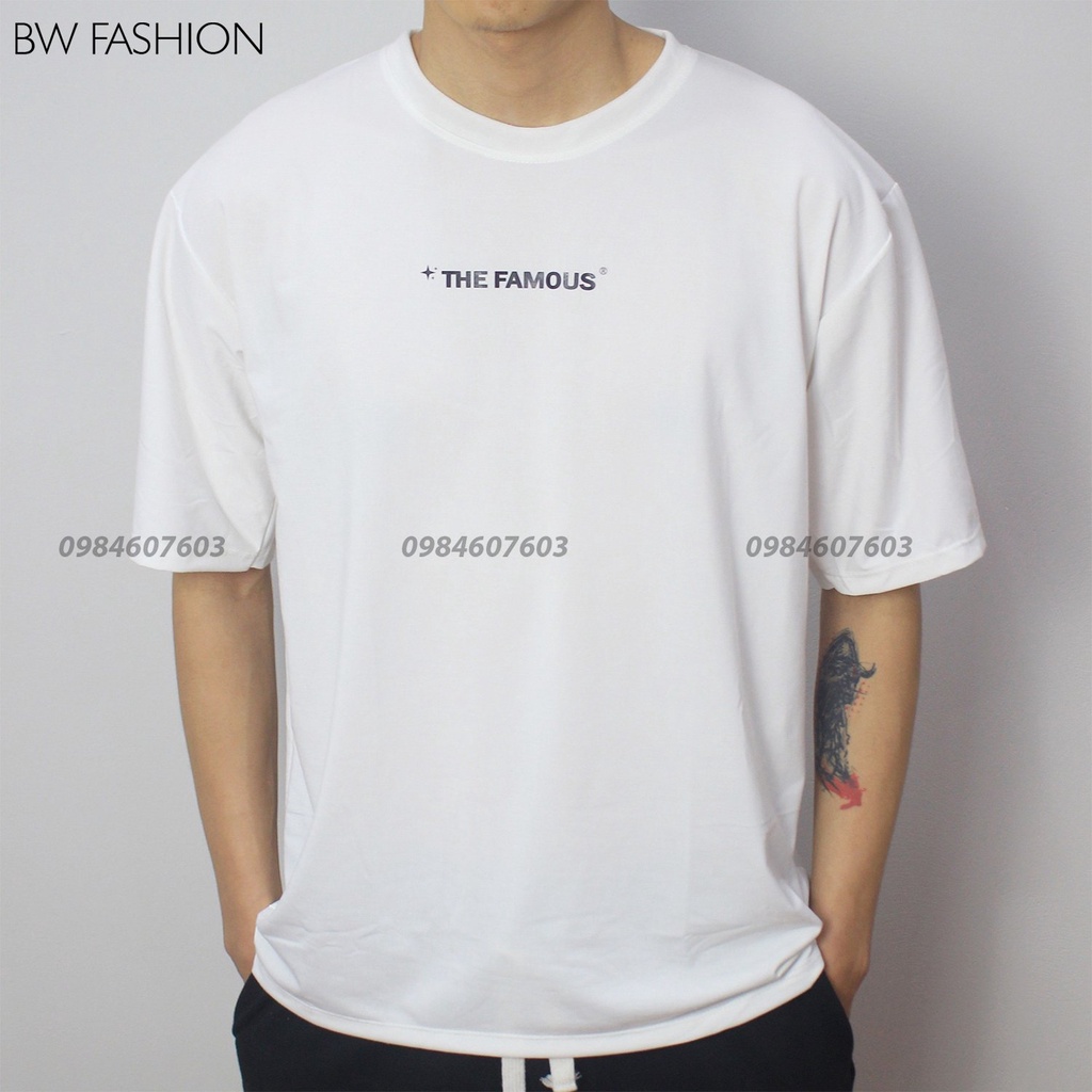 Áo thun form rộng local brand Basic The Famous