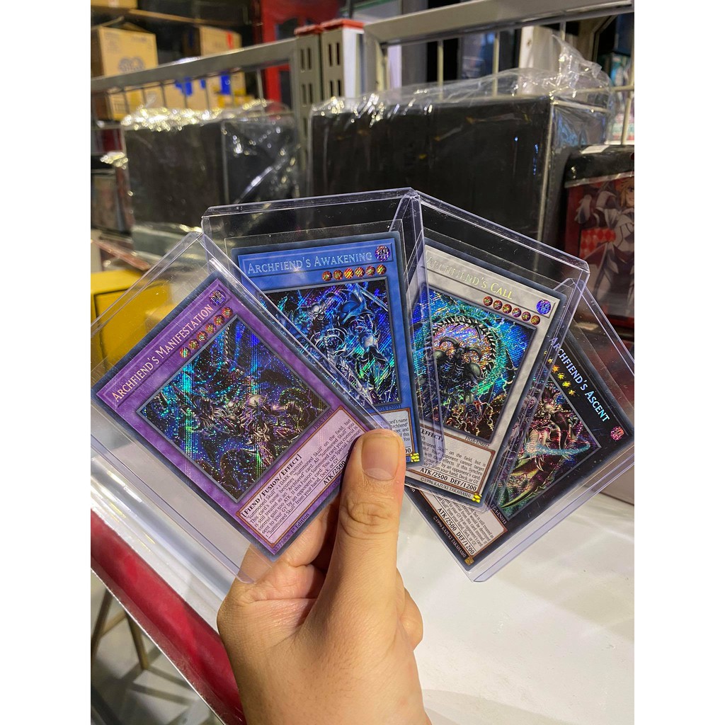 Lá bài thẻ bài Yugioh Combo Archfiend - Secret Rare - Tặng bọc bài nhựa bảo quản
