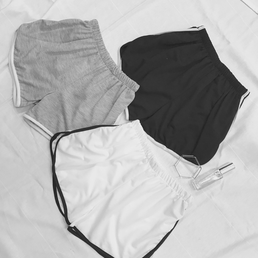 Quần đùi IELGY ống rộng phong cách thể thao thời trang mùa hè dành cho nữ