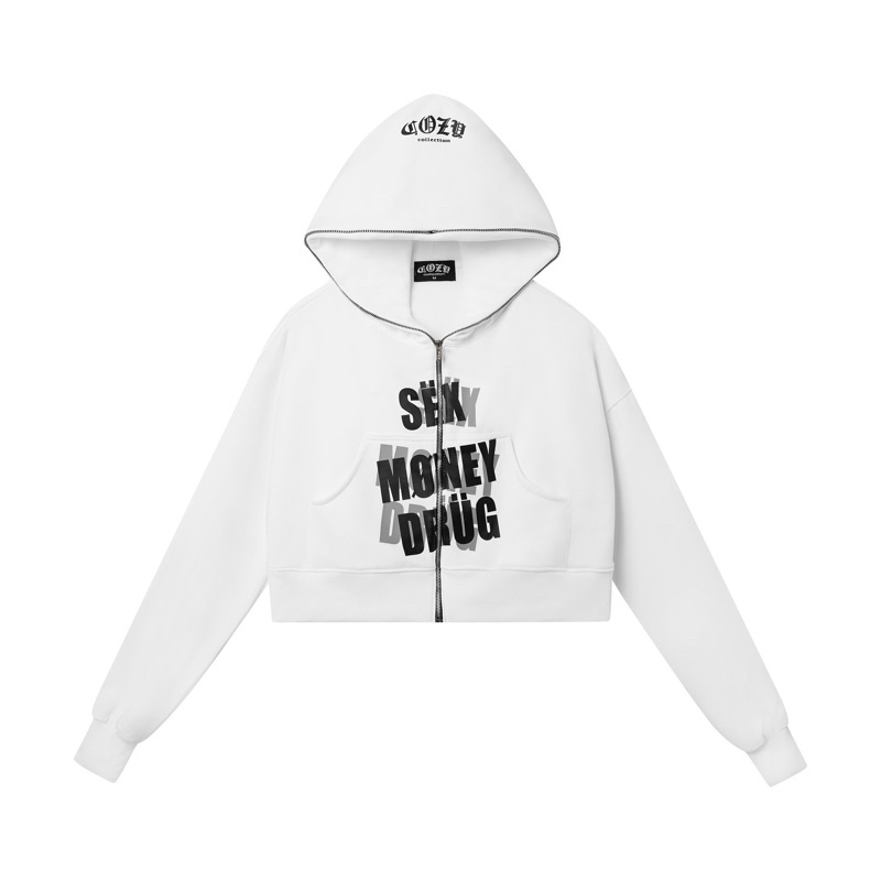 Áo Khoác "SMD" Cropped