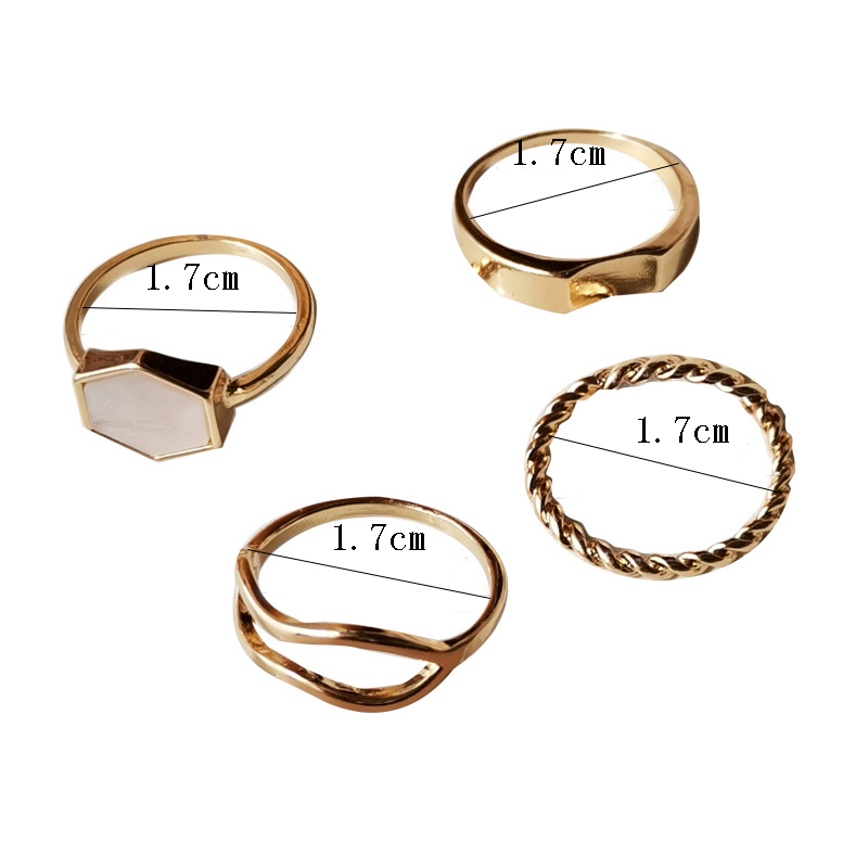 Nhẫn Đeo Tay Bằng Kim Loại Phong Cách Vintage Cho Nữ