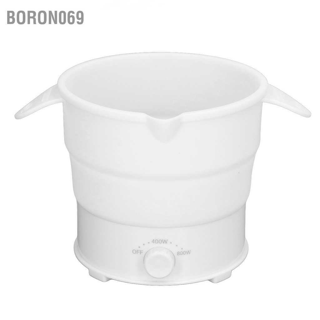Nồi lẩu điện Đa chức năng có thể gập lại di động 1.2L cho ký túc xá tại nhà Du lịch văn phòng Boron069