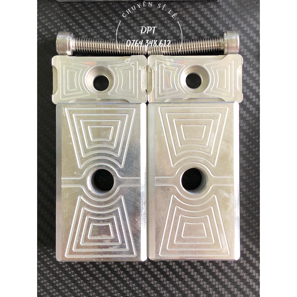 [HÌNH THẬT] Pas tăng sên âm nhôm CNC cho xe RAIDER-SATRIA (1 cặp)