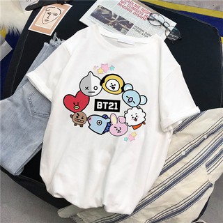 [FREESHIP] Áo thun BTS dễ thương form rộng hình các bé BT21 và Van dành cho các bạn fan ARMY