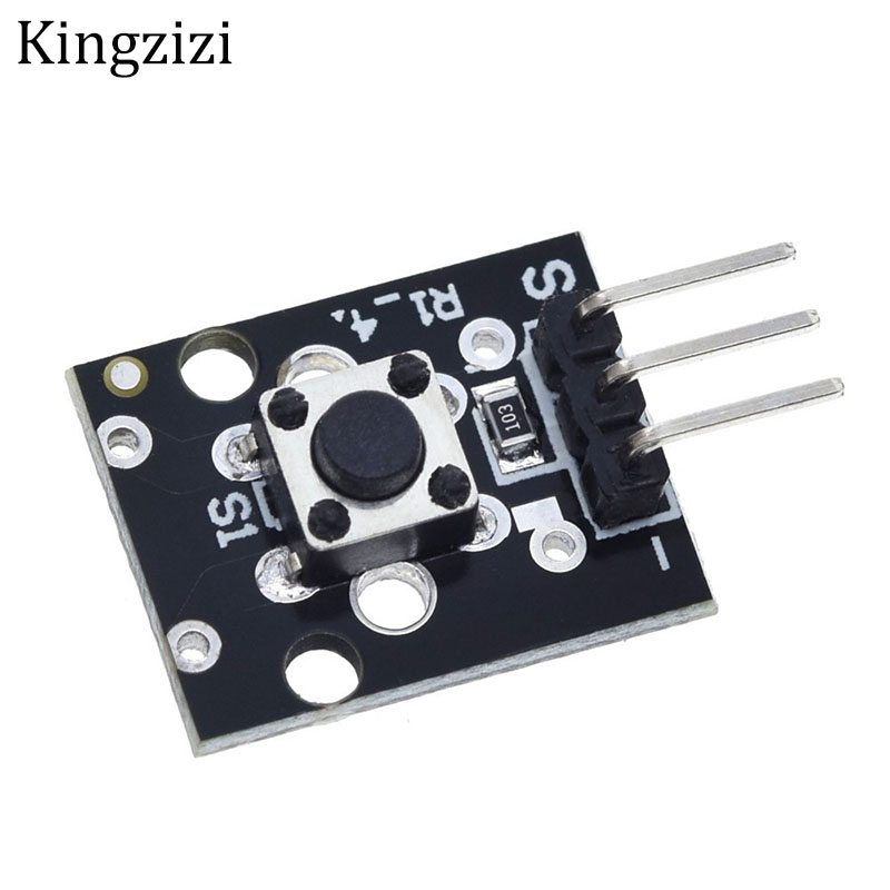 Set 5 Mô Đun Cảm Biến Ky-004 3pin Cho Arduino Diy Starter Kit 6x6 X 5mm 6x6 X 5mm Ky004