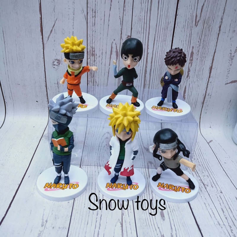 Mô hình Naruto - 12 mẫu tùy chọn: Kakashi Minato Gaara Rock Lee Neji Sasuke Shikamaru Itachi Deidara Sasori - Cao 12cm