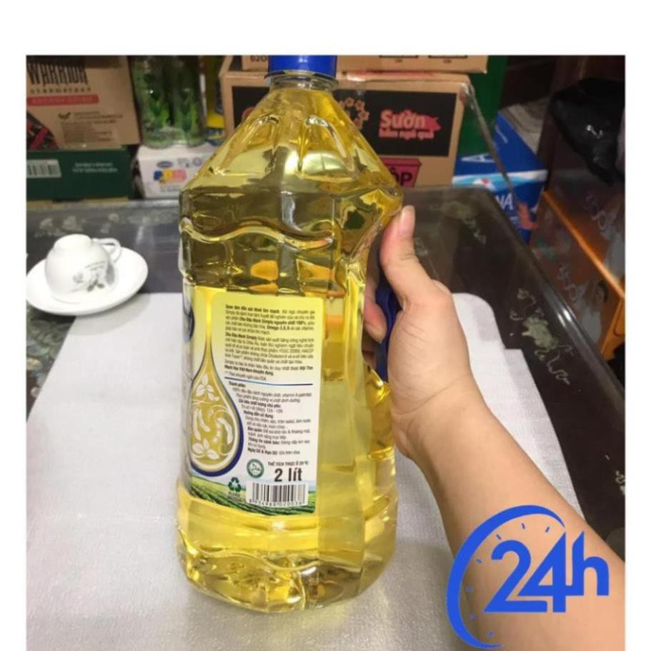 Dầu ăn Simply đậu nành 2 lít
