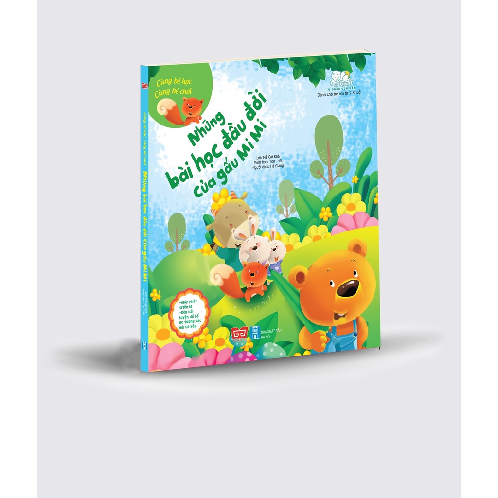 SÁCH - Cùng bé học - Cùng bé chơi - Những bài học đầu đời của Gấu Mi Mi
