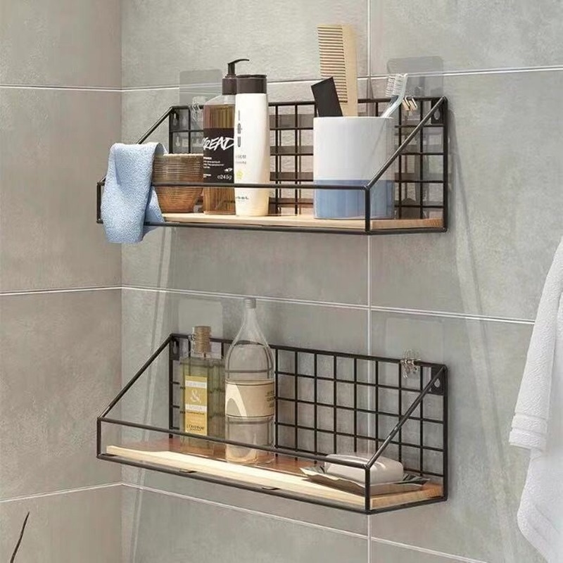 Móc Treo Đồ Dùng Gắn Tường Không Cần Khoan Chống Nước Bằng ABS 2 Kiểu Dáng Lựa Chọn