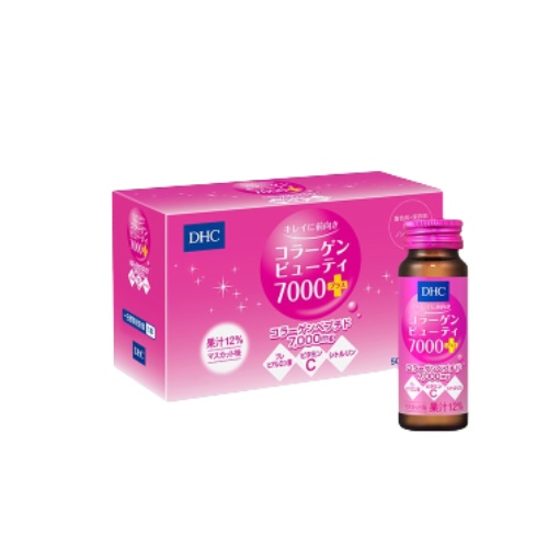 Collagen DHC Beauty 7000 Plus dạng uống 10 chai/hộp Nhật Bản JPKOI hỗ trợ đẹp da ngăn lão hóa