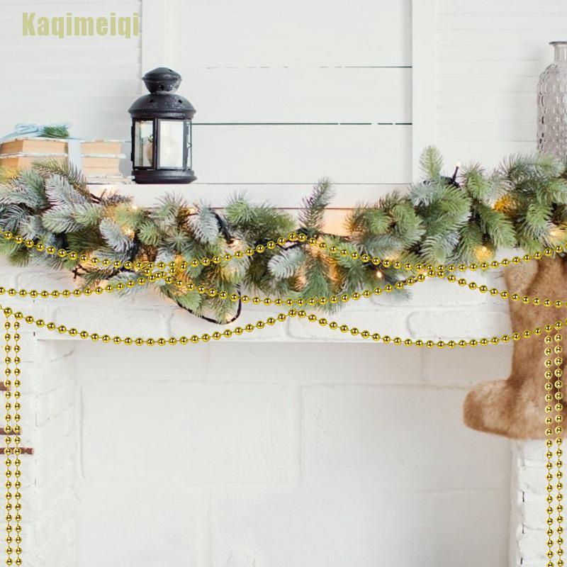 Chuỗi hạt ngọc trai giả 82 feet 6mm trang trí cây thông noel