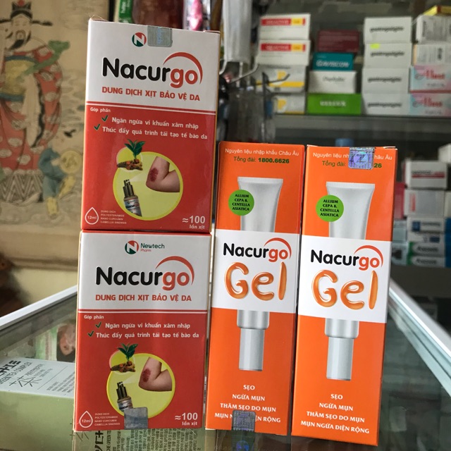 [SP Chính Hãng] - NACURGO GEL và XỊT