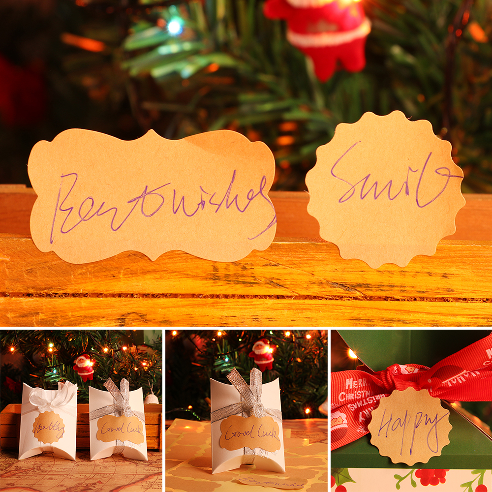 Set 60 / 120 Nhãn Dán Trang Trí Bánh Sáng Tạo