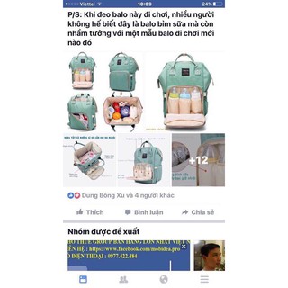 Ba lô dành cho các mẹ bỉm sữa đây ạ  Rất nhẹ nhé
