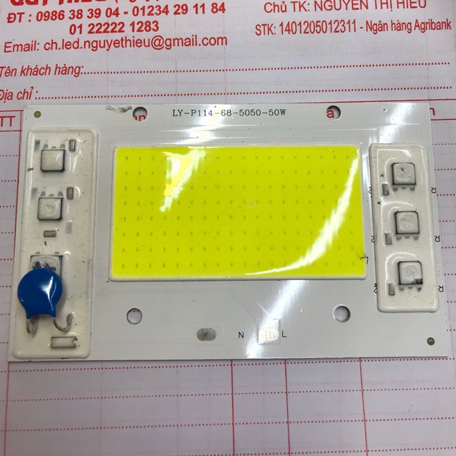 HOT-Nhân pha đèn led 50W  COP 5054 điện 220v